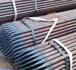 神农架超前小导管预埋钢管出尖打孔焊倒刺无缝焊管厂